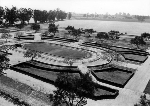 Santa Anita Racetrack paddock and parking, view 6