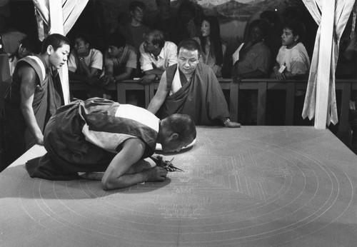 Buddhist sand mandala