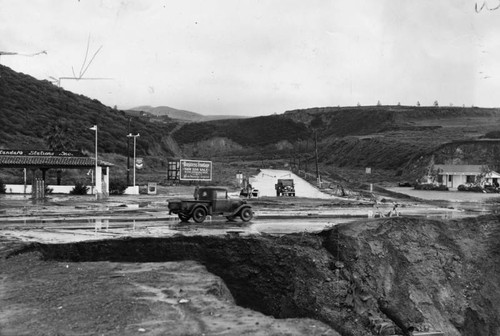 Washed-out Roosevelt Highway US 101A