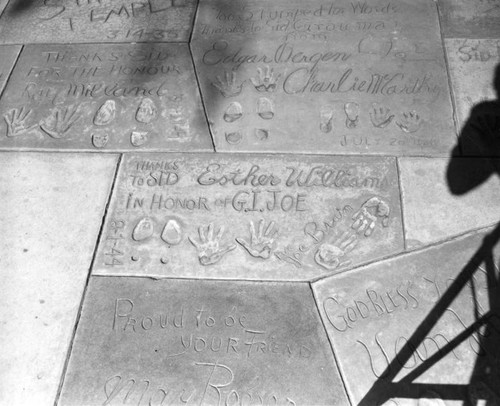 Ray Milland, Grauman's Chinese Theater