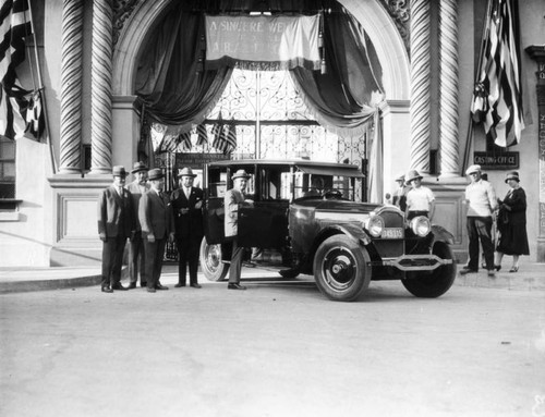 Bankers visit Hollywood studio