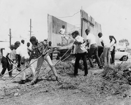 Rehabilitation of curfew area, Watts