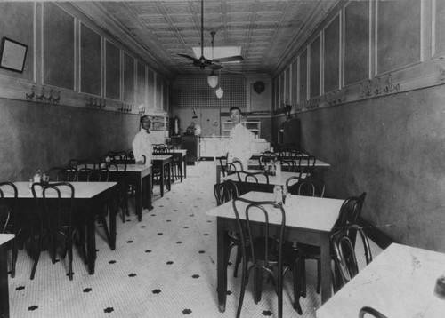 Workers at the Howard Cafeteria