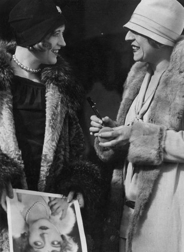 Marion Davies and Suzanne Lenglen