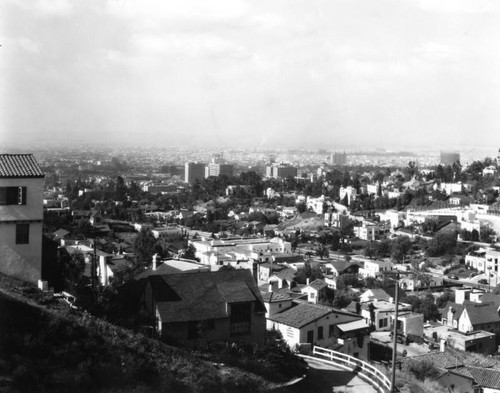 Overlooking Beachwood Drive, 1928