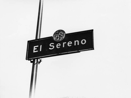 El Sereno sign