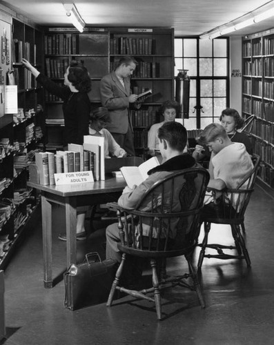 Young adults, Memorial Branch Library