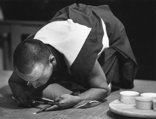 Buddhist sand mandala