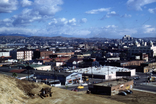 East, from Fort Moore Hill