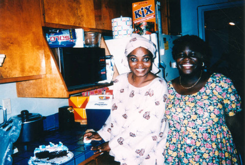 Tayo and her mother, Olu