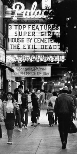 Outside the Palace Theatre