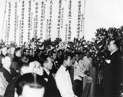 Funeral at Chinese Methodist Church