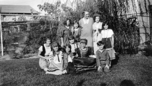 Children in costume, Malabar Branch Library