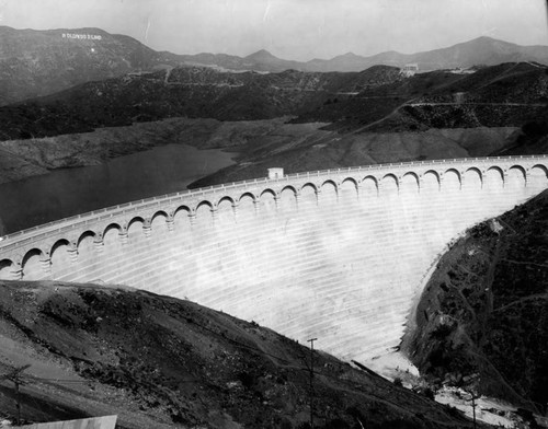 Mulholland Dam, front view