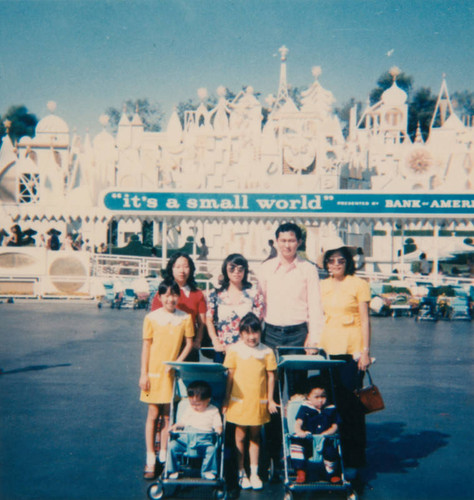 Family at Disneyland