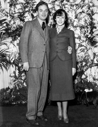 Clifford Odets and Luise Rainer