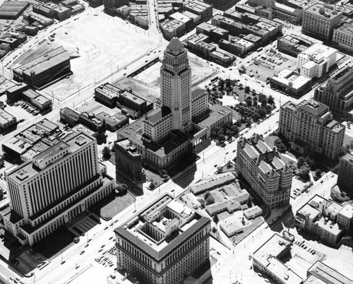 Civic Center aerial view