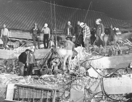 VA Hospital earthquake damage