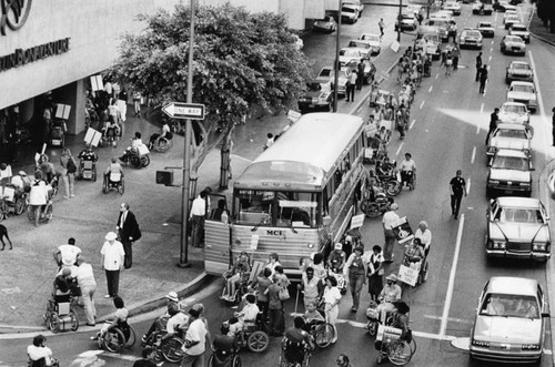 Wheelchair-access demonstrators