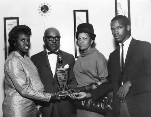 Leon H. Washington, Jr. at the Los Angeles Sentinel Newspapers 1964 Club Awards