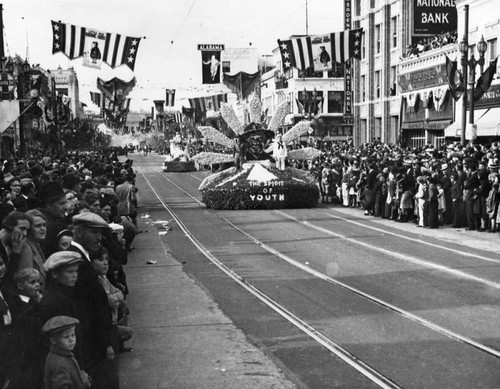 1938 Tournament of Roses Parade float