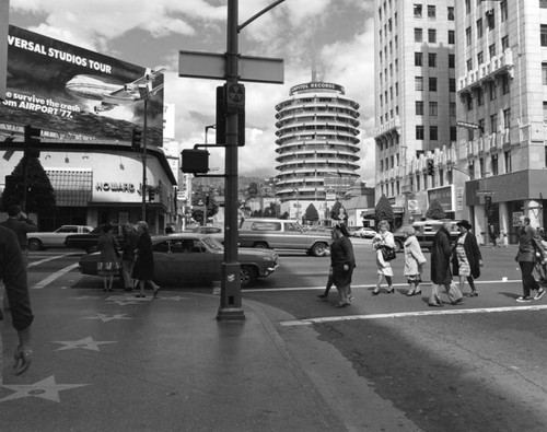 Corner of Hollywood and Vine