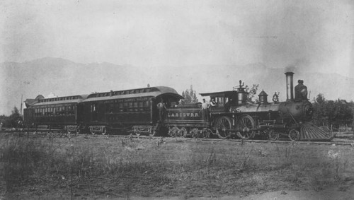 L.A. & San Gabriel Valley Railroad train