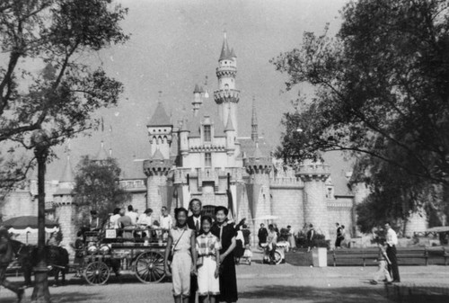 Family at Disneyland