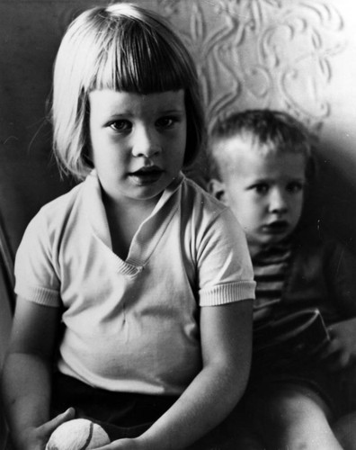 Alice Capello and her brother