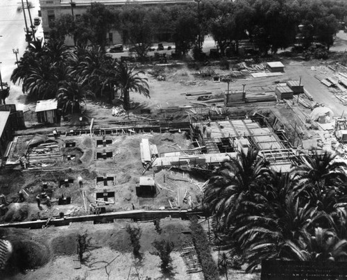 Construction view, Vine Street Theater