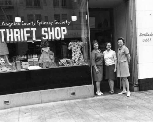 Volunteers at Los Angeles County Epilepsy Society Thrift Shop, view 3