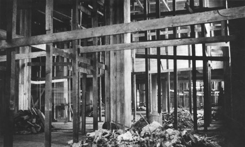 LAPL Central Library construction, Science & Industry