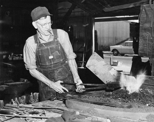 Blacksmith reaps benefits he overlooked at age 72