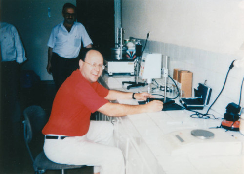 Ergun Kirlikovali in his office