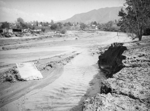 L.A. River flooding, North Hollywood house destroyed