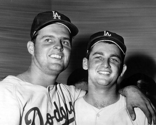 Dodger team mates