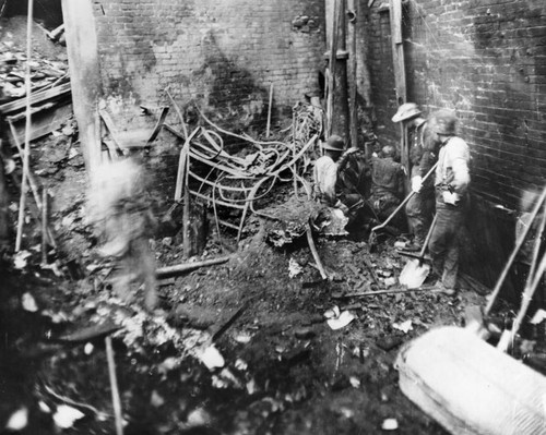 Los Angeles Times Building after bombing