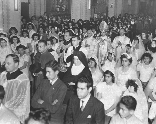 Religious ceremony at Plaza Church