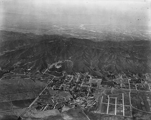 West Hollywood aerial view