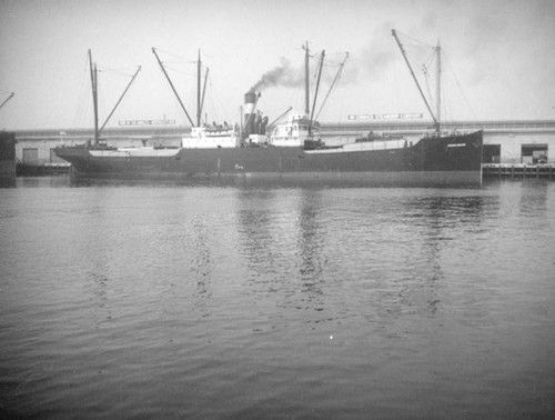 L. A. Harbor, ocean liner docked at Mc Cormick Steamship Company