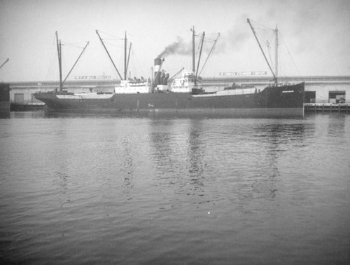 L. A. Harbor, ocean liner docked at Mc Cormick Steamship Company