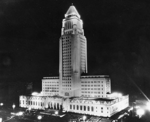 City Hall at night