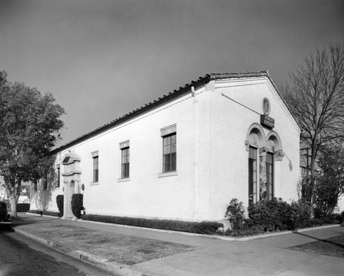 Exterior view, John Muir Branch Library