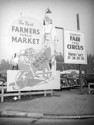 Farmers Market Fall Festival sign
