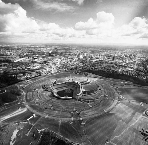 Dodger Stadium from the air