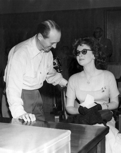 Susan Hayward in court