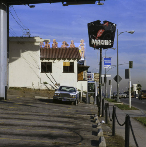 Parking lot on Sunset