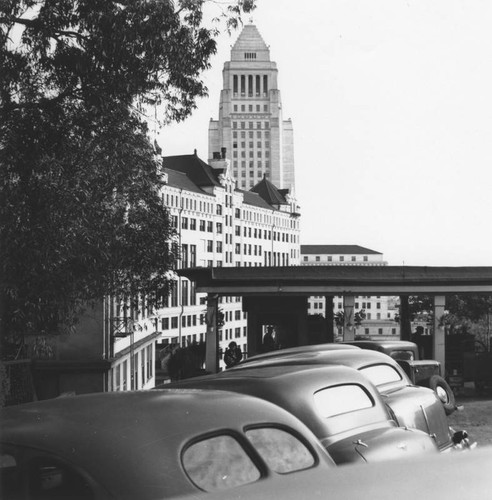 Looking at City Hall, view 1