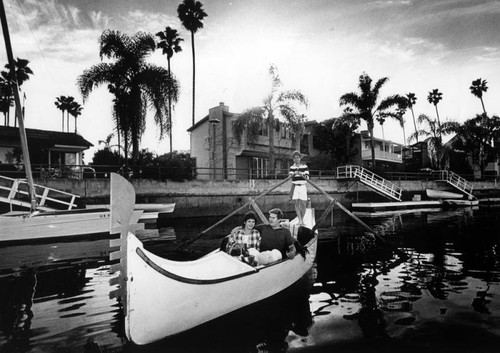 Ride on a gondola