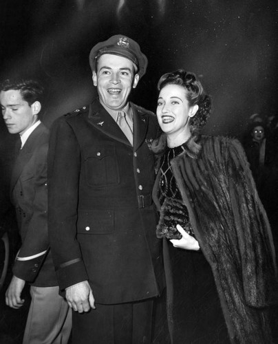 Dorothy Lamour and husband at "Lady in the Dark" premiere